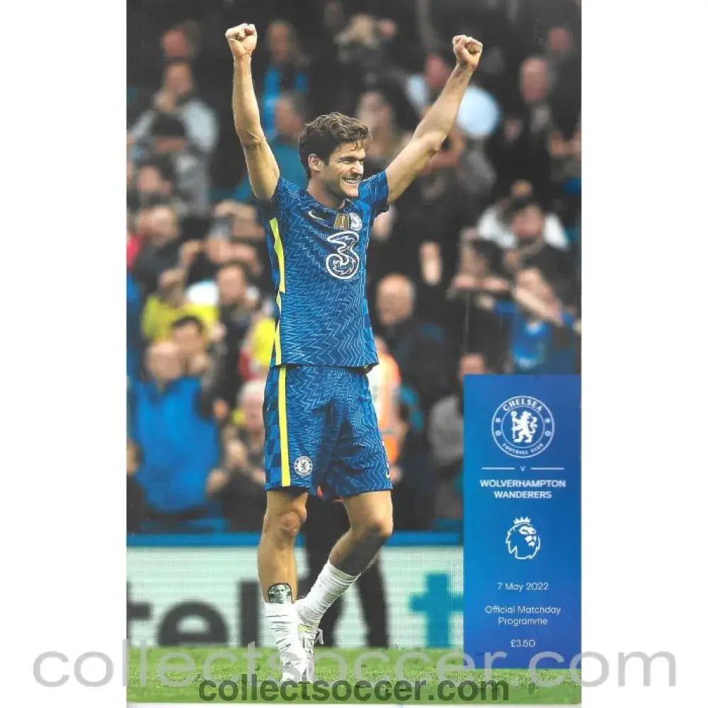 2020 - Chelsea v Wolverhampton Wanderers 7/5/2022 Official Programme - Collect Soccer