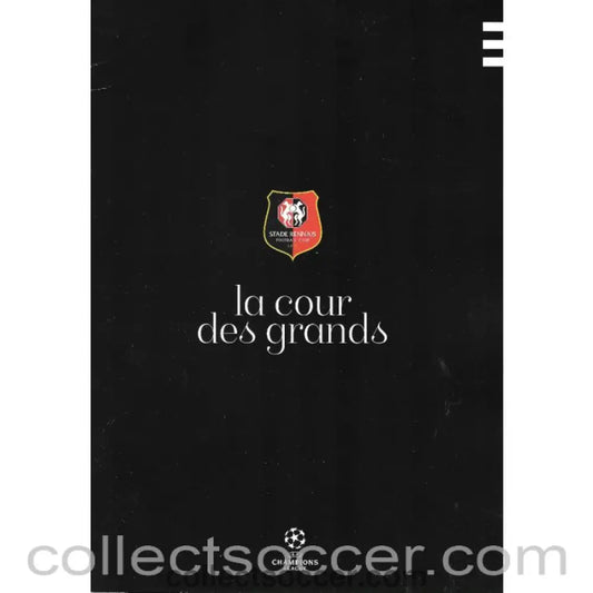 2020 - Rennes v Chelsea 24/11/2020 Official Programme also covers Rennes v Seville and Krasnodar - Collect Soccer