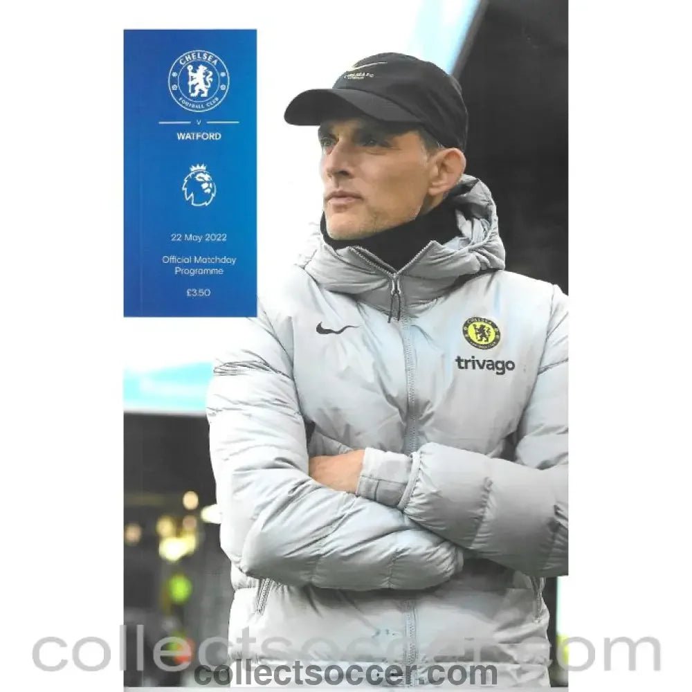 2022 - Chelsea v Watford 22/5/2022 Official Programme - Collect Soccer