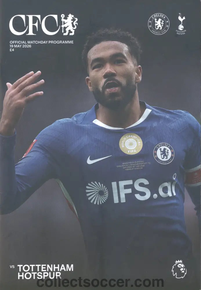 2026 Chelsea v Tottenham Hotspur Official Programme