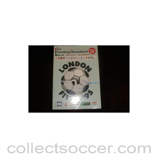 1995 London Fives official programme of Evening Standard 15/05/1995 - Collect Soccer