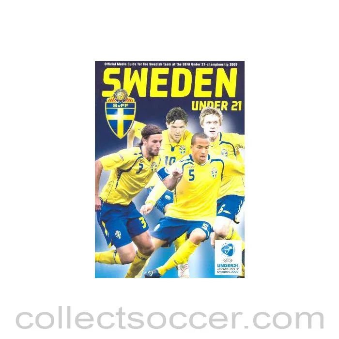 2009 Under 21 Championship in Sweden official programme - Collect Soccer