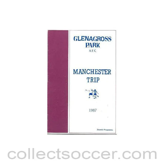1987 Glenagross Park Athletic and Football Club Under 10, U12, U13 and U14 official football programme - Collect Soccer