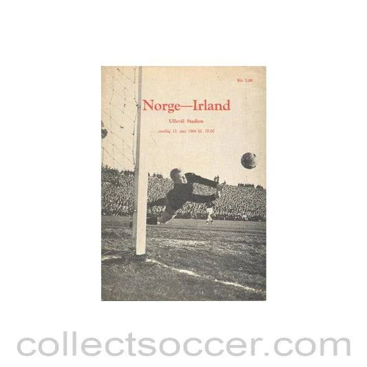 1964 - Norway v Ireland official programme 13/05/1964 - Collect Soccer