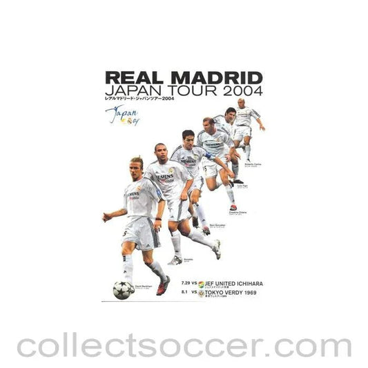 2004 Real Madrid Japan Tour official programme - Collect Soccer