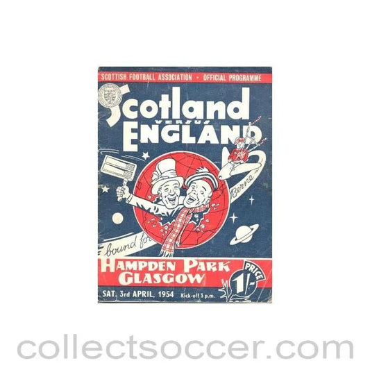 1954 Scotland v England official programme 03/04/1954 - Collect Soccer
