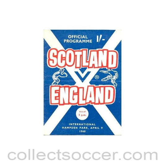 1960 Scotland v England official programme 09/04/1960 - Collect Soccer