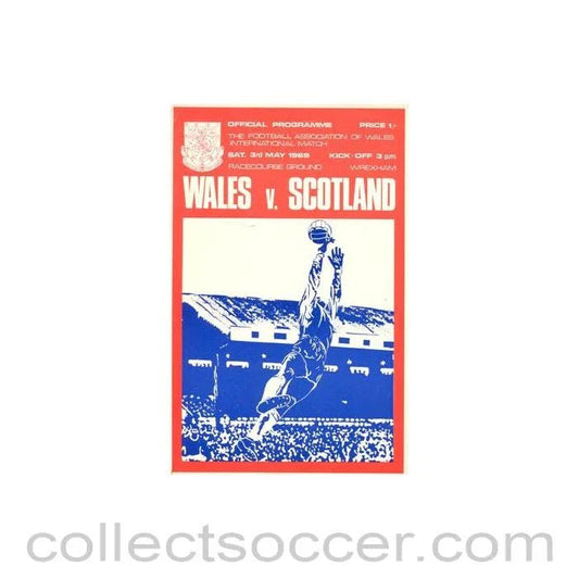 1969 - Wales v Scotland official programme 03/05/1969 - Collect Soccer