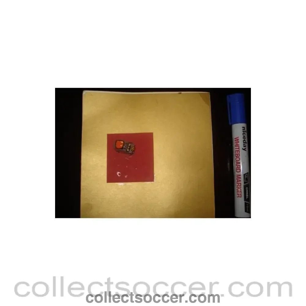A greetings card with a tiny taxi car football souvenir - Collect Soccer