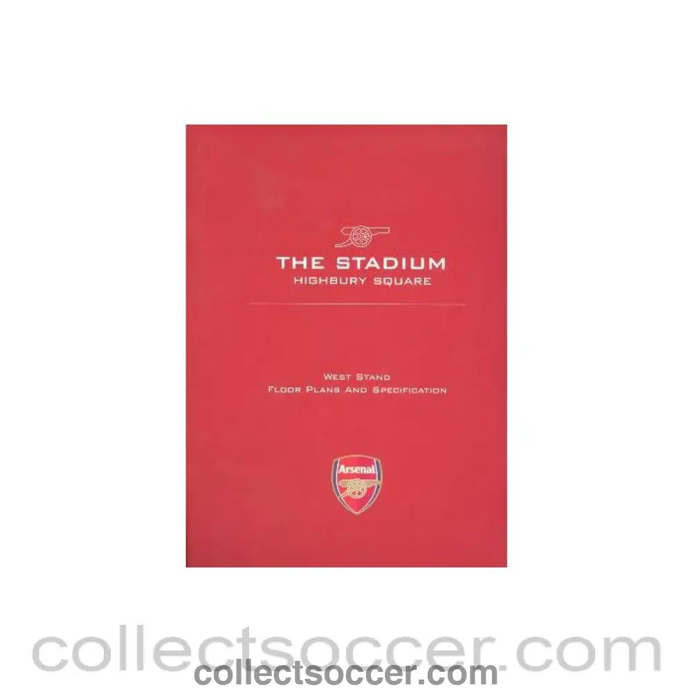 Arsenal stadium brochure - The Stadium Highbury Square - West Stand - Floor Plans And Specifications - Collect Soccer