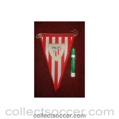 Athletic Club Bilbao Pennant once property of the football referee Neil Midgley - Collect Soccer