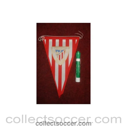 Athletic Club Bilbao Pennant once property of the football referee Neil Midgley