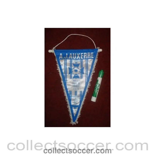 Auxerre France Pennant once property of the football referee Neil Midgley