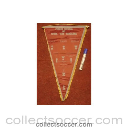 Barcelona Match Used Pennant - Collect Soccer