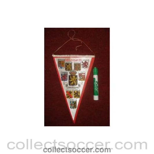 Belgium Pennant once property of the football referee Neil Midgley
