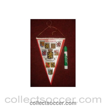 Belgium Pennant once property of the football referee Neil Midgley - Collect Soccer