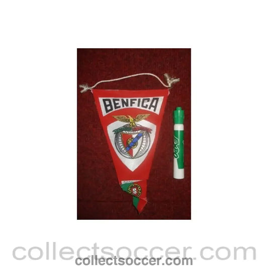 Benfica Pennant once property of the football referee Neil Midgley