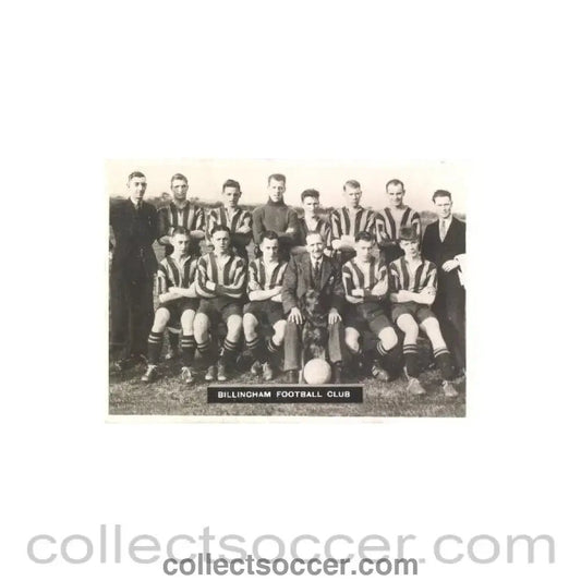 Billingham FC Photocard - Collect Soccer