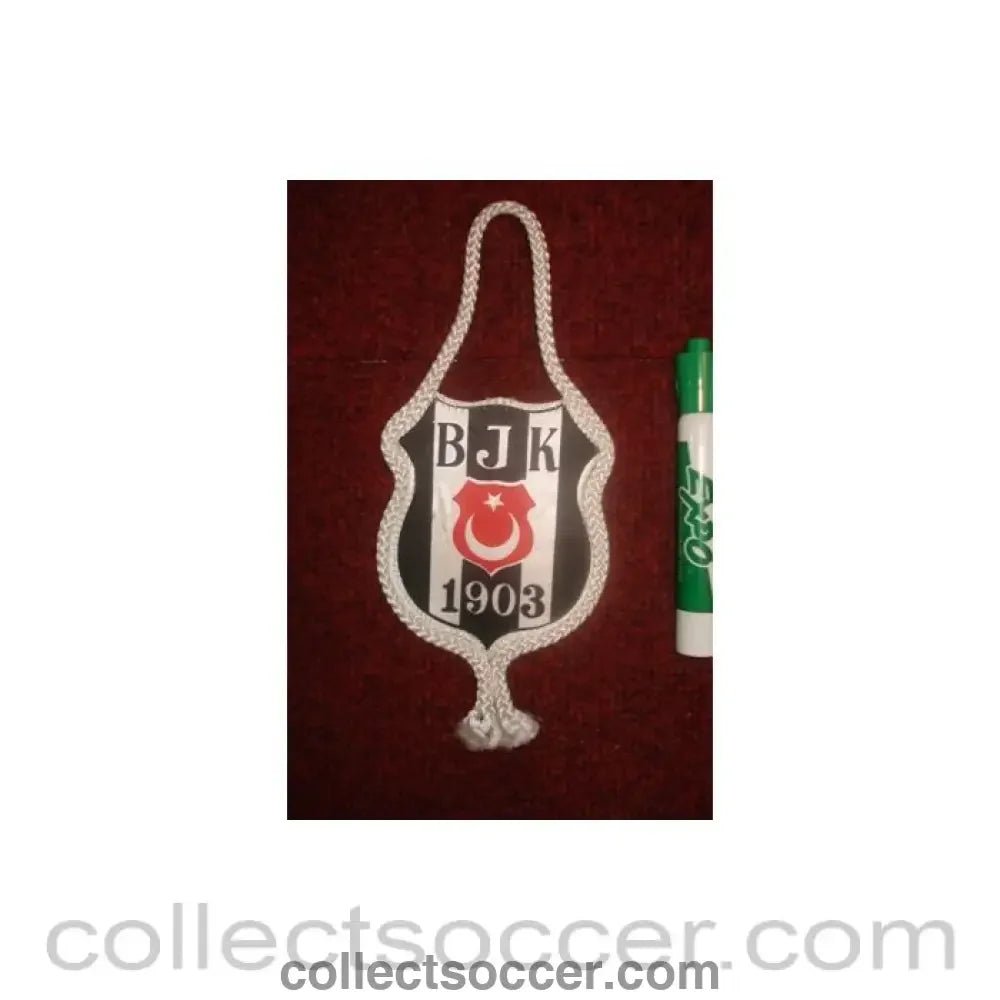 BJK small Pennant once property of the football referee Neil Midgley - Collect Soccer