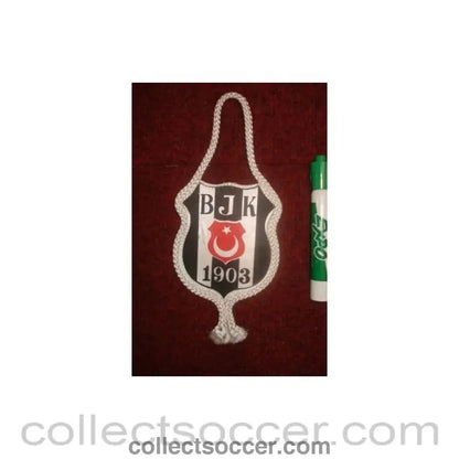 BJK small Pennant once property of the football referee Neil Midgley - Collect Soccer
