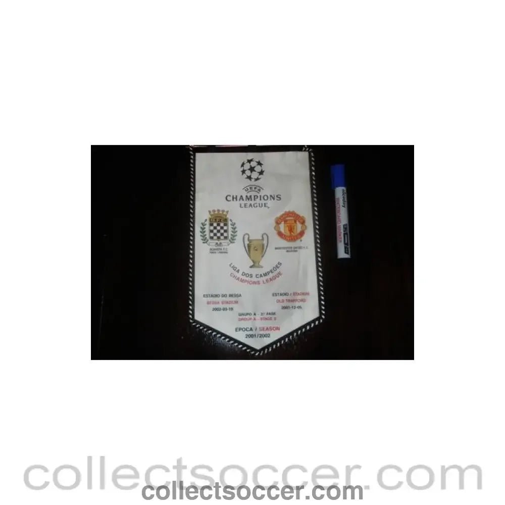 Boavista, Portugal v Manchester United Pennant - Collect Soccer