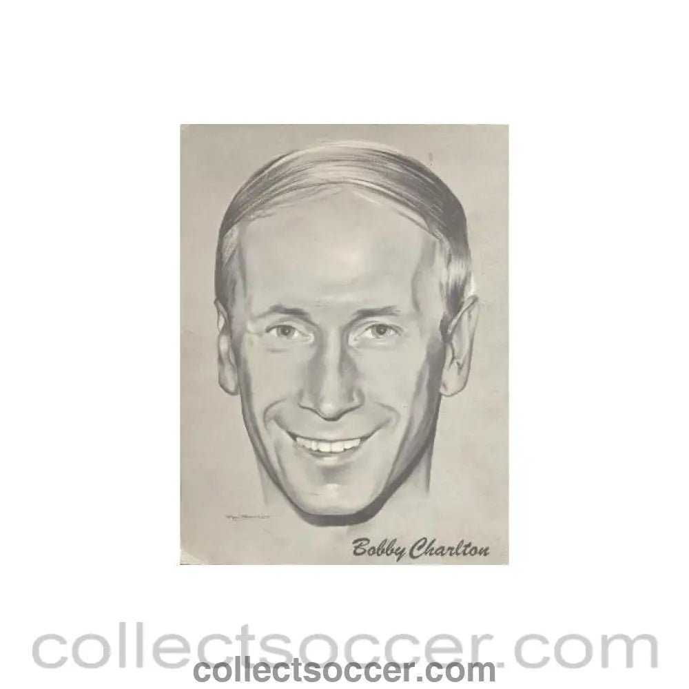 Bobby Charlton Sketch - Collect Soccer