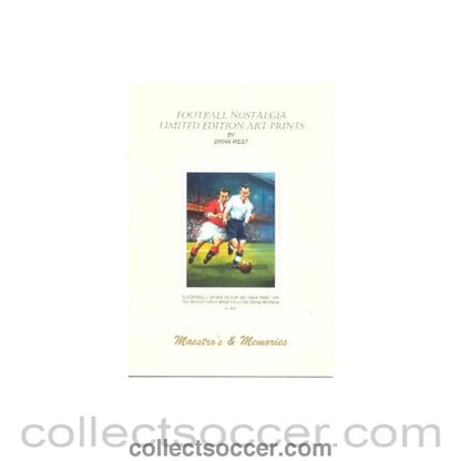 Booklet - Football Nostalgia - Limited Edition Art Prints - Maestros & Memories by Brian West - Collect Soccer