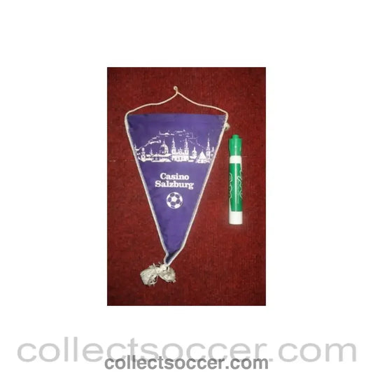 Casino Salzburg Austria Pennant once property of the football referee Neil Midgley