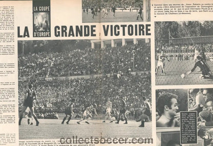 Celtic FC Lisbon Lions 1967 Edition of Miroir Du Football also covers Russia beating France 4 - 2 - Collect Soccer