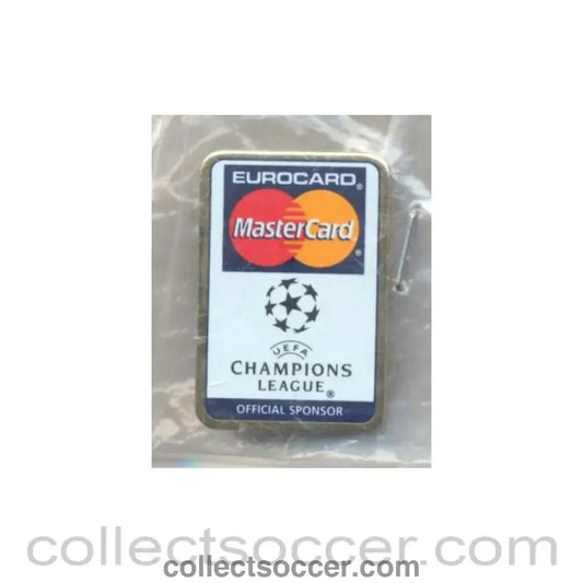Champions League Eurocard Master Card badge