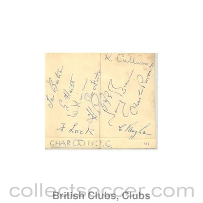 Charlton Athletic signatures of footballers