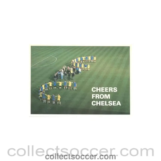 Cheers From Chelsea - Chelsea New Year greetings card with facsimile signatures of the entire team