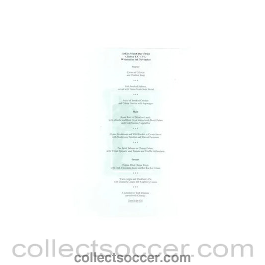 Chelsea Arkles menu