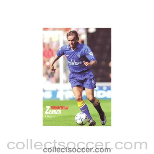 Chelsea - Boudewijn Zenden unofficial Thai produced colour postcard