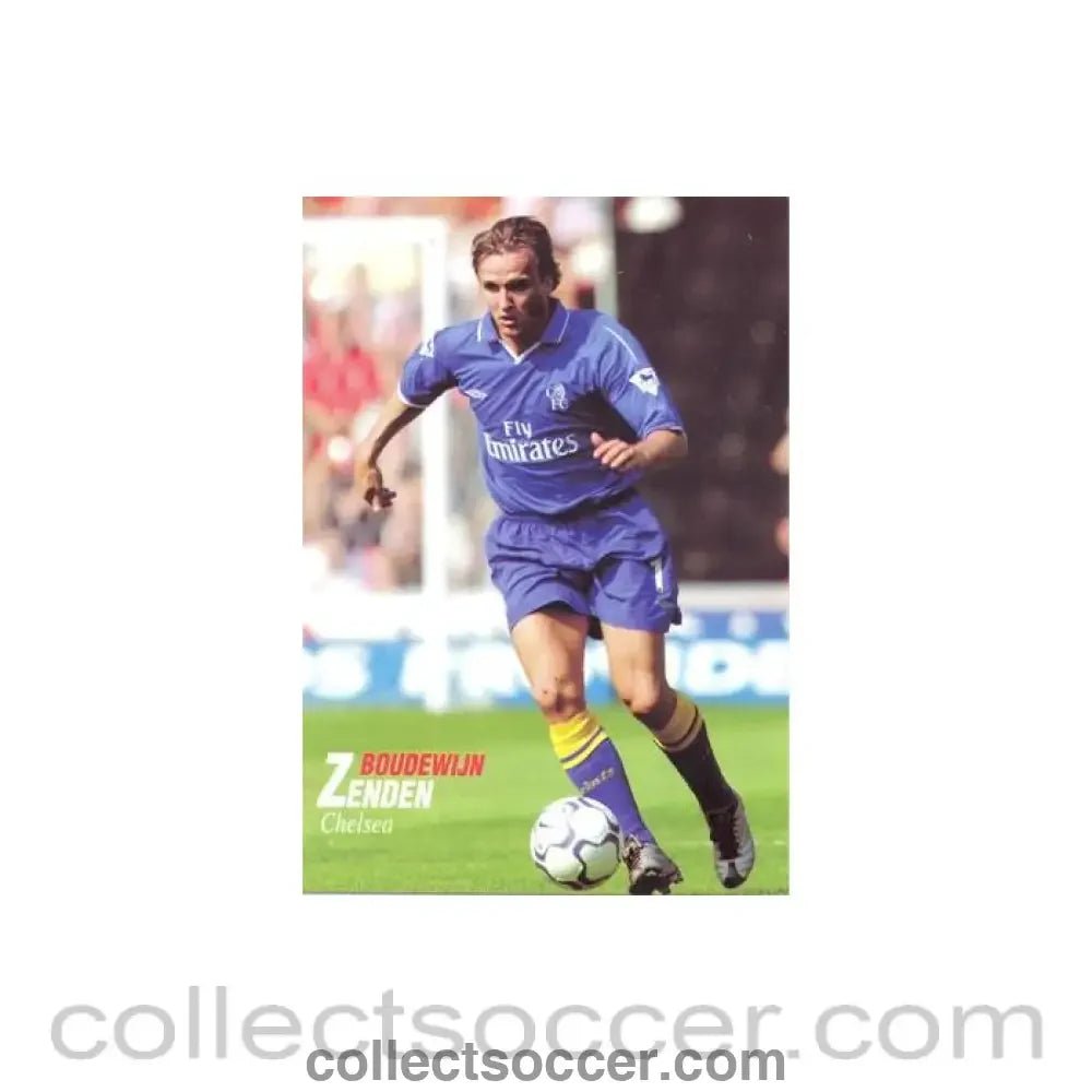 Chelsea - Boudewijn Zenden unofficial Thai produced colour postcard - Collect Soccer