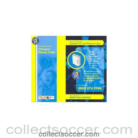 Chelsea Cheaper Phone Calls leaflet - Collect Soccer