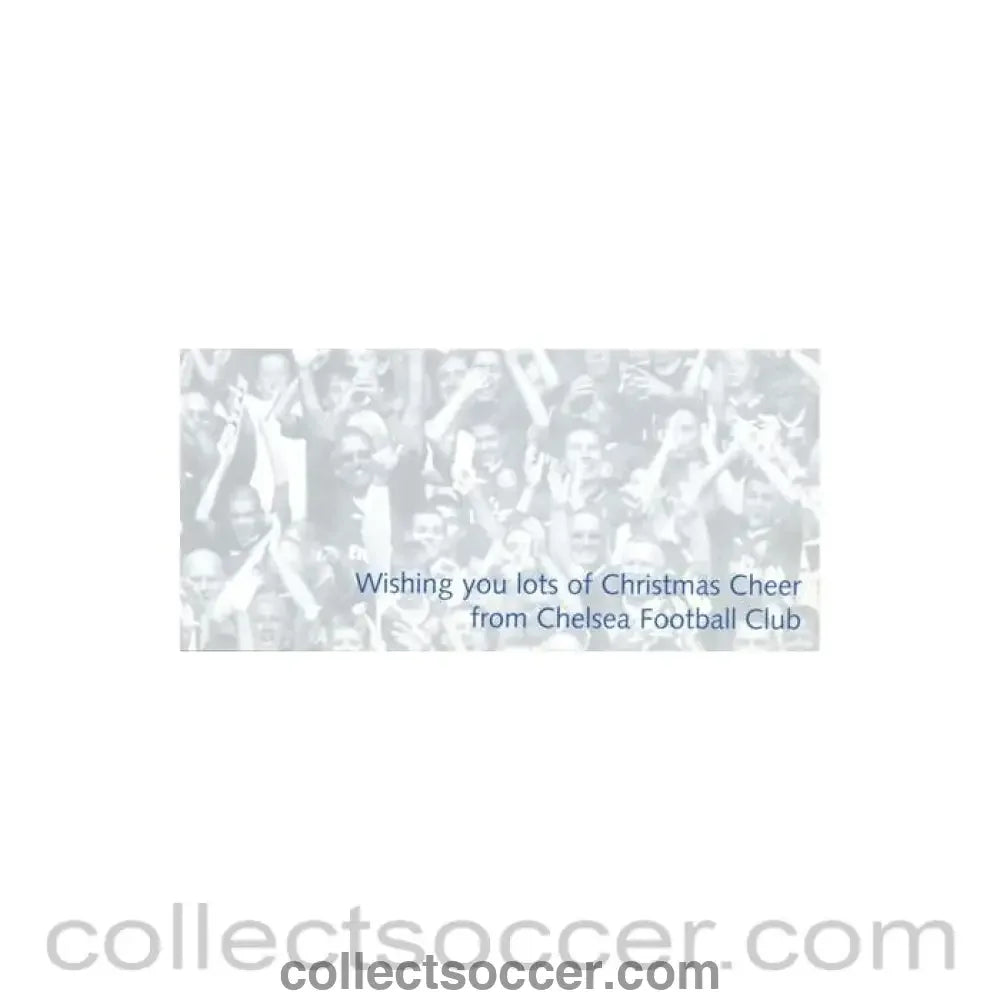 Chelsea Christmas Card with facsimile signatures