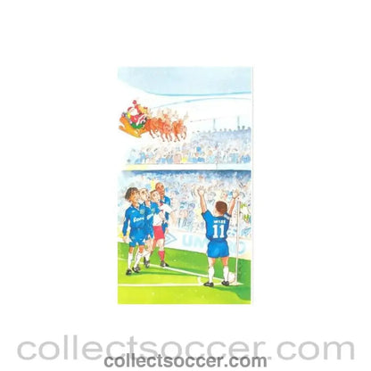 Chelsea Christmas greetings card - Collect Soccer