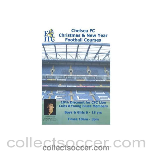 Chelsea Christmas & New Year Football Courses flyer