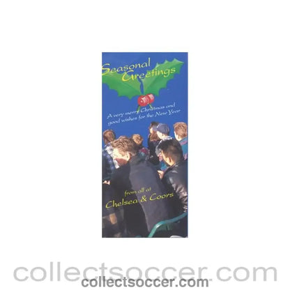 Chelsea & Coors Christmas greetings card