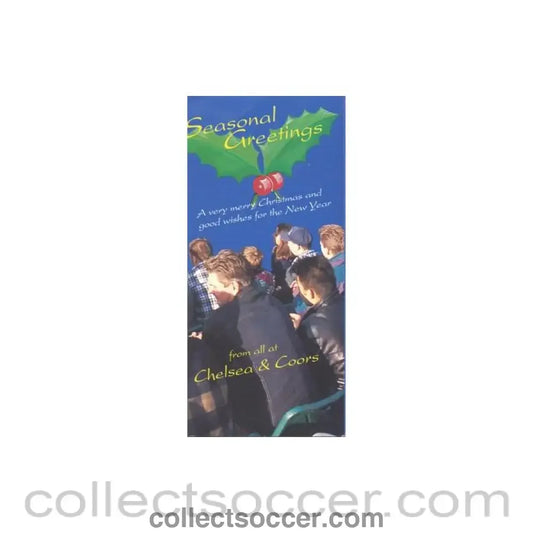 Chelsea & Coors Christmas greetings card