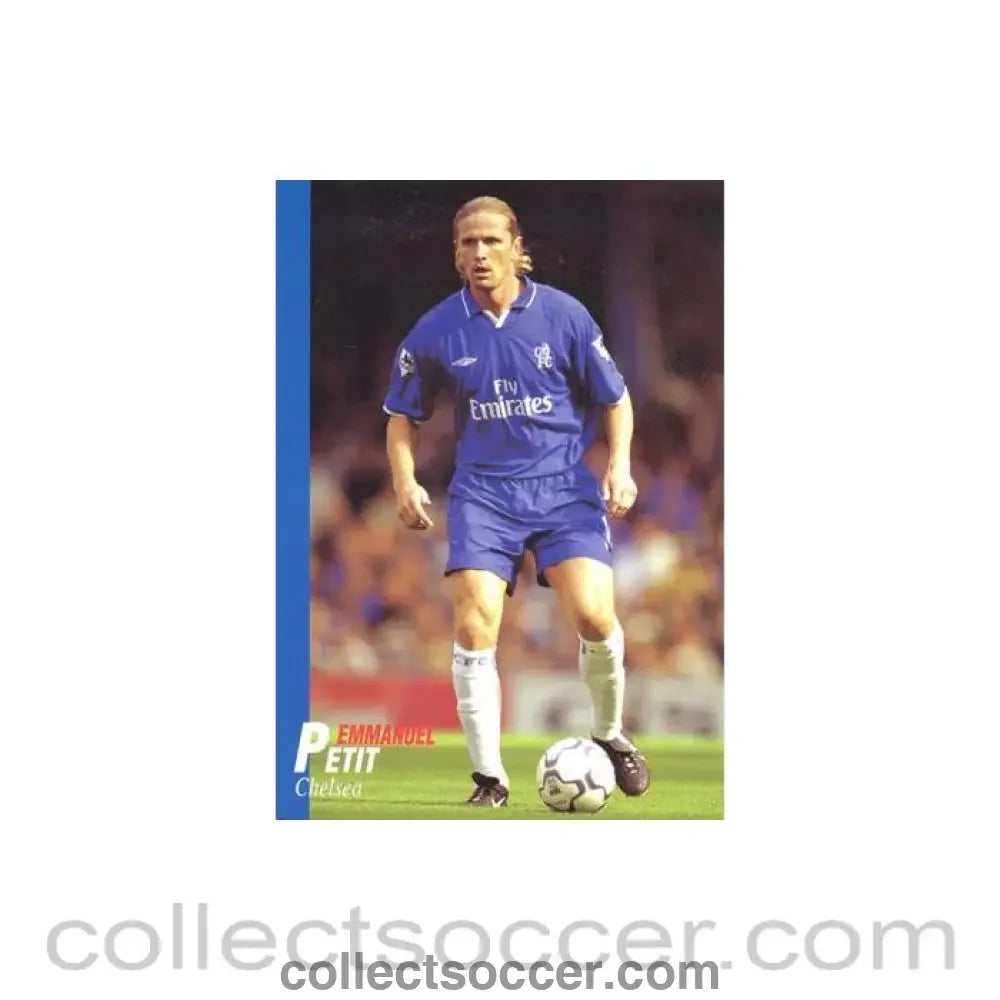 Chelsea - Emmanuel Petit unofficial Thai produced colour postcard