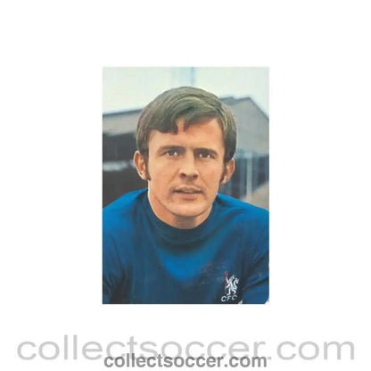 Chelsea & England - John Hollins postcard by Coffer, London - Collect Soccer