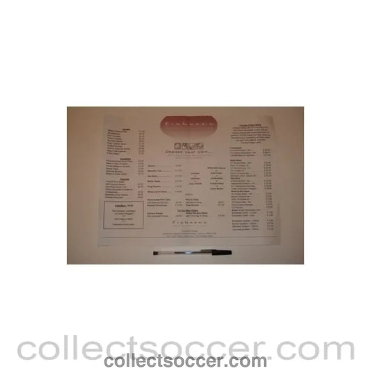 Chelsea Fishnets large menu