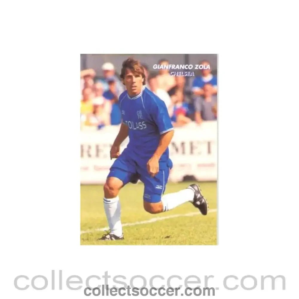 Chelsea Gianfranco Zola unofficial postcard - Collect Soccer