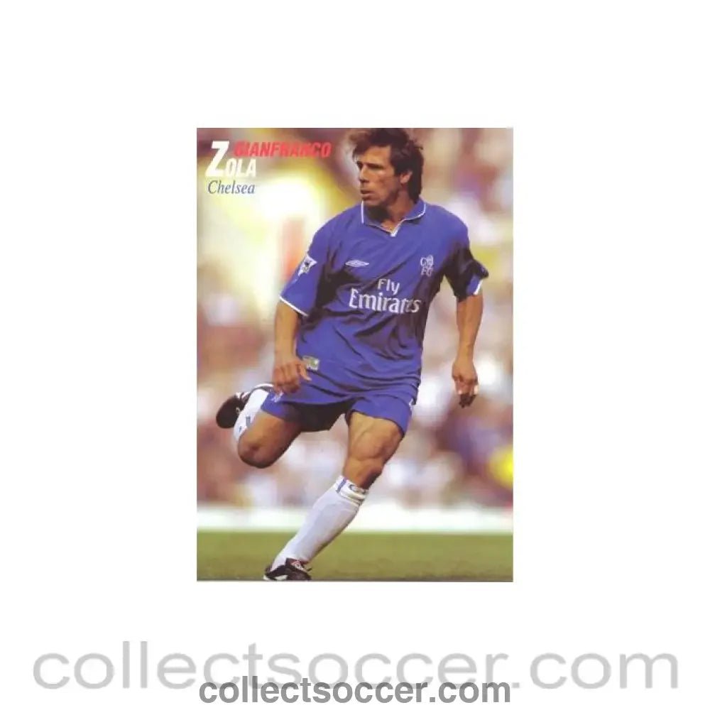 Chelsea - Gianfranco Zola unofficial Thai produced colour postcard - Collect Soccer
