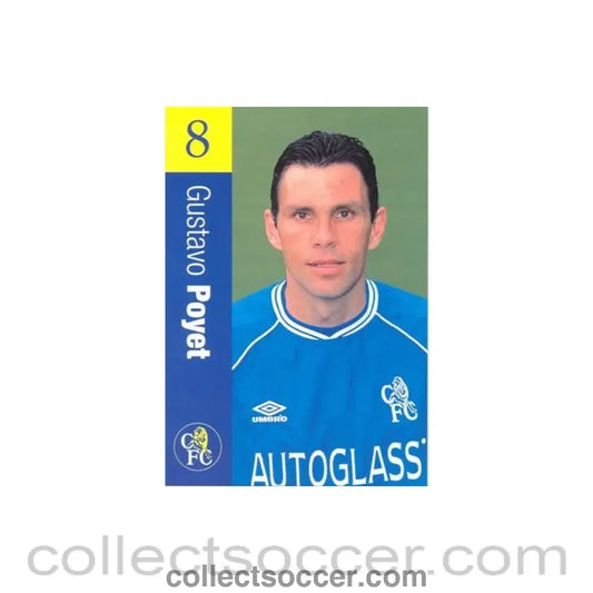 Chelsea - Gustavo Poyet official Chelsea card