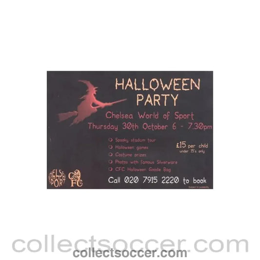 Chelsea Halloween Party Card
