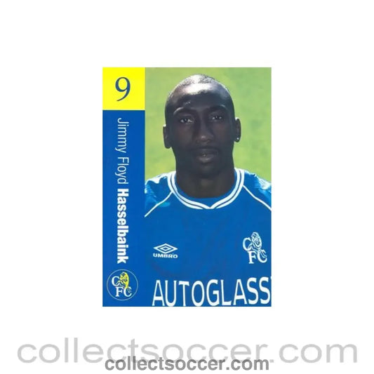 Chelsea - Jimmy Floyd Hasselbaink official Chelsea card