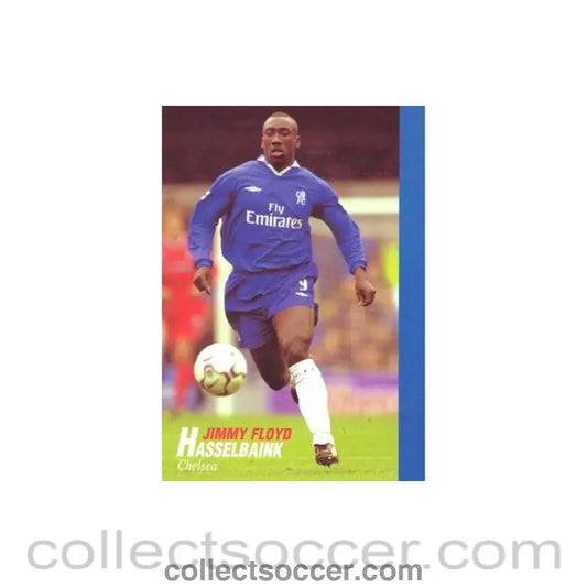 Chelsea - Jimmy Floyd Hasselbaink unofficial Thai produced colour postcard